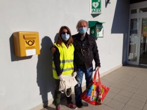 Zahvala prostovoljcem za razdeljevanje mask 1